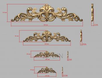 Symmetrycal onlays (NKS_1151) 3D model for CNC machine